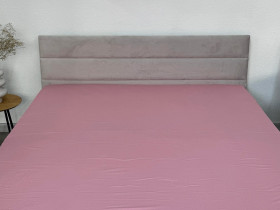Простынь на резинке 160x200 Ecotton Сатин Brindal Rose 15-1611
