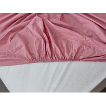 Простынь на резинке 90x200 Ecotton Сатин Brindal Rose 15-1611