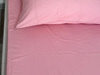 Простынь на резинке 90x200 Ecotton Сатин Brindal Rose 15-1611