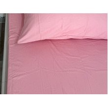 Простынь на резинке 200x200 Ecotton Сатин Brindal Rose 15-1611