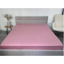 Простынь на резинке 200x200 Ecotton Сатин Brindal Rose 15-1611