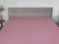 Простынь на резинке 160x200 Ecotton Сатин Brindal Rose 15-1611