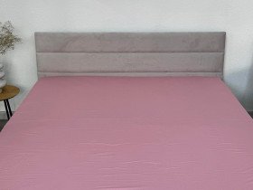 Простынь на резинке 160x200 Ecotton Сатин Brindal Rose 15-1611