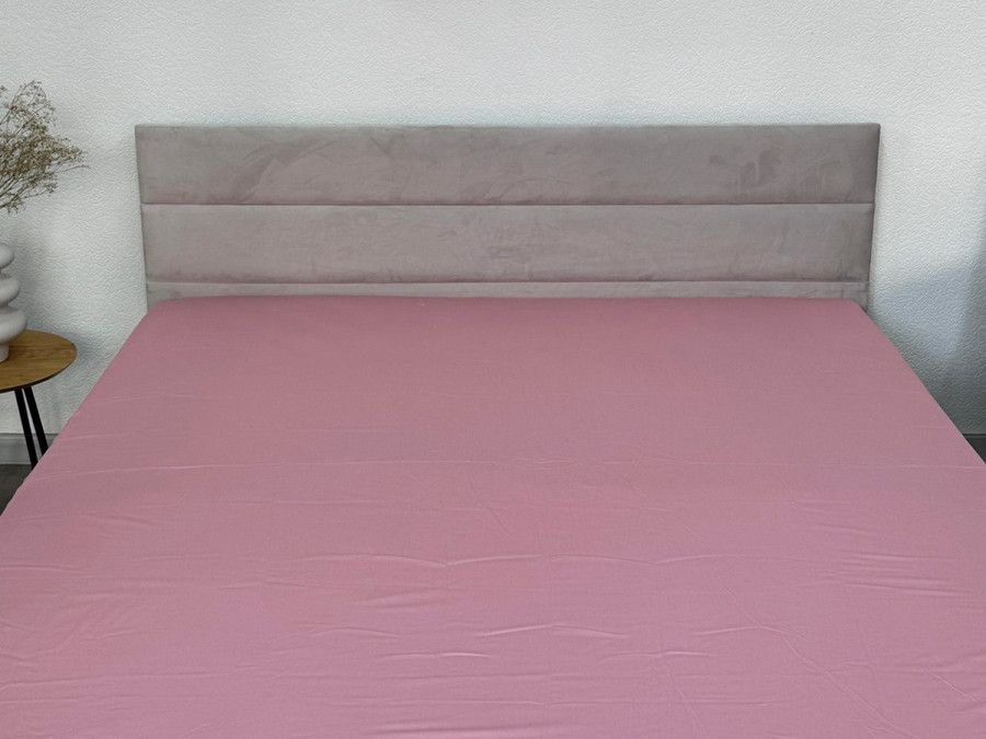 Простынь на резинке 160x200 Ecotton Сатин Brindal Rose 15-1611