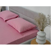Простынь на резинке 200x200 Ecotton Сатин Brindal Rose 15-1611