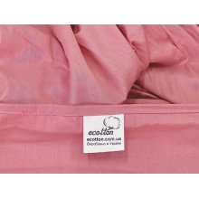 Простынь на резинке 200x200 Ecotton Сатин Brindal Rose 15-1611