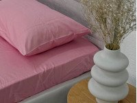 Простынь на резинке 120x200 Ecotton Сатин Brindal Rose 15-1611