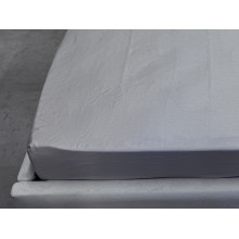 Простынь на резинке 120x200 Ecotton Сатин Chateau Grey 15-4503