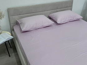 Простынь на резинке 200x200 Ecotton Сатин Iris 14-3805