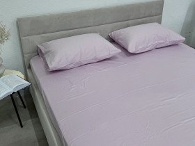 Простынь на резинке 180x200 Ecotton Сатин Iris 14-3805