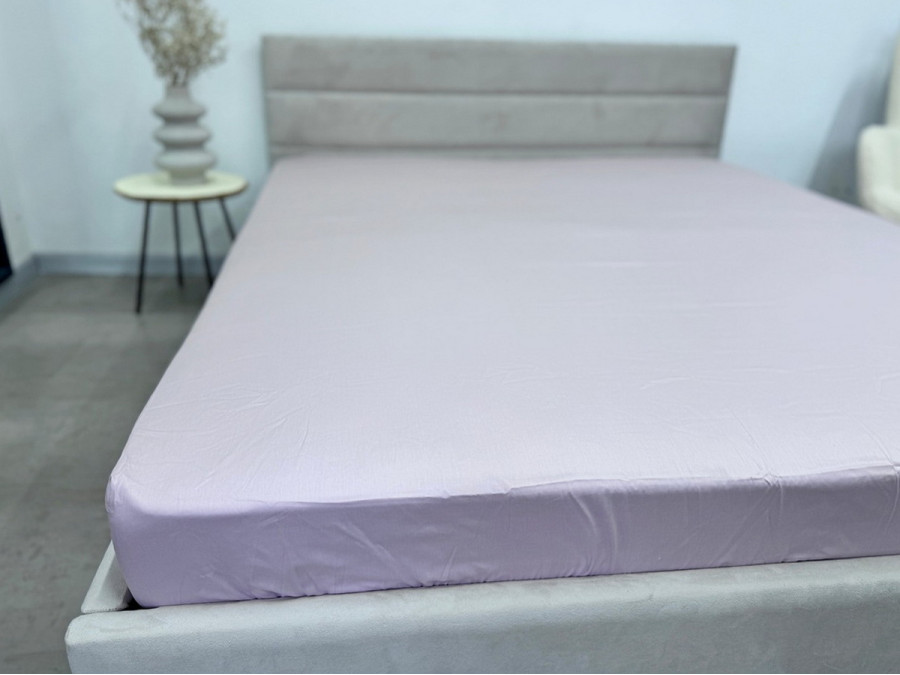 Простынь на резинке 200x200 Ecotton Сатин Iris 14-3805