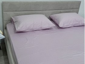 Простынь на резинке 160x200 Ecotton Сатин Iris 14-3805