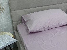 Простынь на резинке 160x200 Ecotton Сатин Iris 14-3805