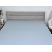 Простынь на резинке 120x200 Ecotton Сатин Pearl Blue 14-4206