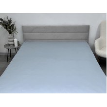 Простынь на резинке 120x200 Ecotton Сатин Pearl Blue 14-4206