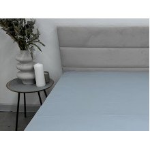 Простынь на резинке 90x200 Ecotton Сатин Pearl Blue 14-4206