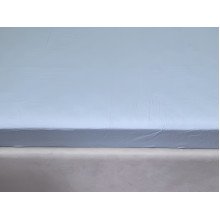 Простынь на резинке 90x200 Ecotton Сатин Pearl Blue 14-4206