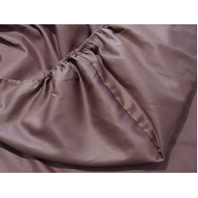 Простынь на резинке 90x200 Ecotton Сатин Potting Soil