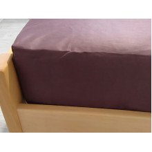 Простынь на резинке 90x200 Ecotton Сатин Potting Soil