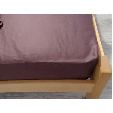 Простынь на резинке 90x200 Ecotton Сатин Potting Soil