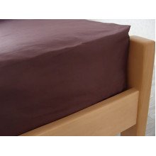 Простынь на резинке 90x200 Ecotton Сатин Potting Soil