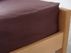 Простынь на резинке 90x200 Ecotton Сатин Potting Soil