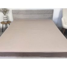 Простынь на резинке 160x200 Ecotton Сатин Shifting Sand 14-1210