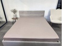 Простынь на резинке 200x200 Ecotton Сатин Shifting Sand 14-1210