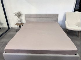 Простынь на резинке 200x200 Ecotton Сатин Shifting Sand 14-1210