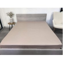Простынь на резинке 140x200 Ecotton Сатин Shifting Sand 14-1210