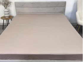 Простынь на резинке 160x200 Ecotton Сатин Shifting Sand 14-1210