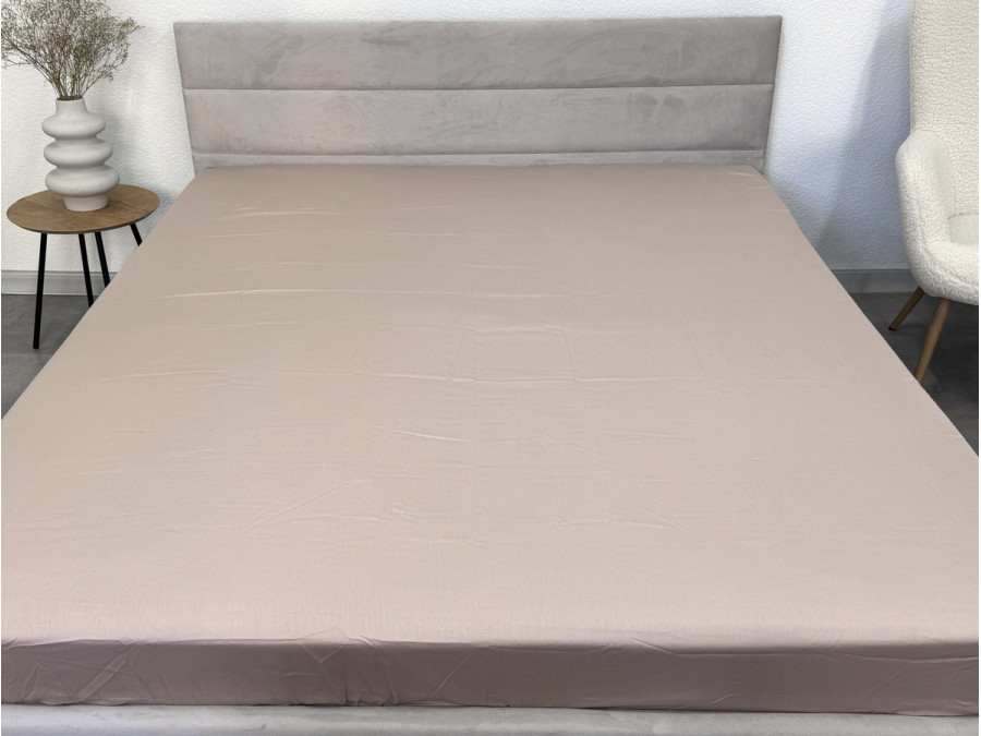 Простынь на резинке 120x200 Ecotton Сатин Shifting Sand 14-1210