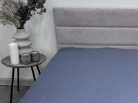 Простынь на резинке 90x200 Ecotton Сатин Singl Lake 18-4221