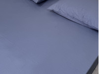 Простынь на резинке 90x200 Ecotton Сатин Singl Lake 18-4221