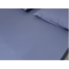 Простынь на резинке 140x200 Ecotton Сатин Singl Lake 18-4221