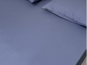 Простынь на резинке 90x200 Ecotton Сатин Singl Lake 18-4221