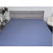 Простынь на резинке 140x200 Ecotton Сатин Singl Lake 18-4221