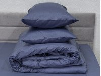 Простынь на резинке 90x200 Ecotton Сатин Singl Lake 18-4221