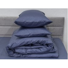 Простынь на резинке 120x200 Ecotton Сатин Singl Lake 18-4221