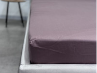 Простынь на резинке 120x200 Ecotton Сатин Stucco 16-1412
