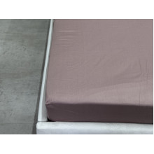 Простынь на резинке 160x200x30 Ecotton Сатин Stucco 16-1412