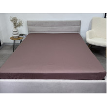 Простынь на резинке 160x200 Ecotton Сатин Stucco 16-1412