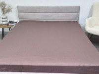 Простынь на резинке 140x200 Ecotton Сатин Stucco 16-1412