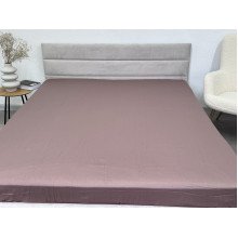 Простирадло на резинці 90x200 Ecotton Сатин Stucco 16-1412