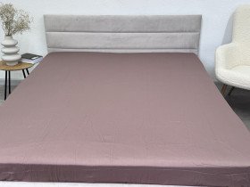 Простынь на резинке 90x200 Ecotton Сатин Stucco 16-1412