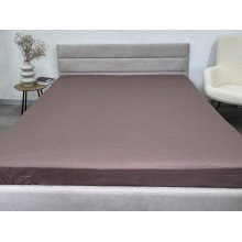 Простынь на резинке 160x200 Ecotton Сатин Stucco 16-1412