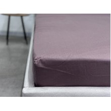 Простынь на резинке 180x200 Ecotton Сатин Stucco 16-1412