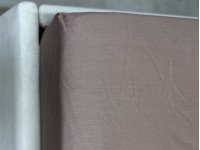 Простынь на резинке 140x200 Ecotton Сатин Stucco 16-1412