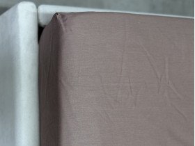 Простынь на резинке 160x200 Ecotton Сатин Stucco 16-1412