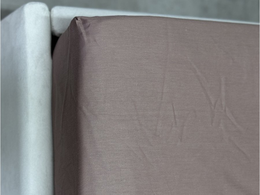 Простынь на резинке 160x200 Ecotton Сатин Stucco 16-1412